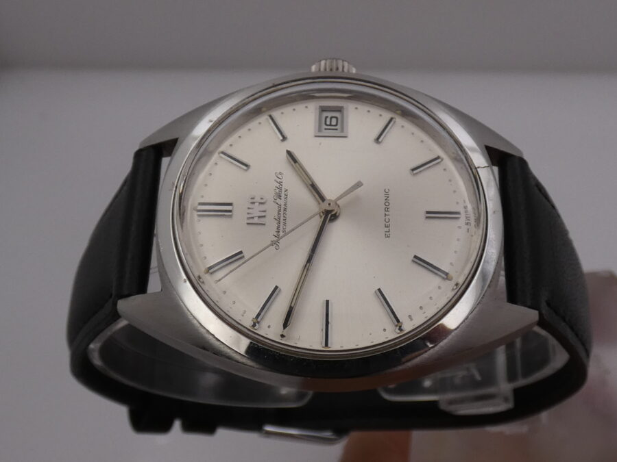 IWC Schaffausen 9162 Electronic Tuning Fork Diapason By Bulova Acciaio Anni 70's Vintage