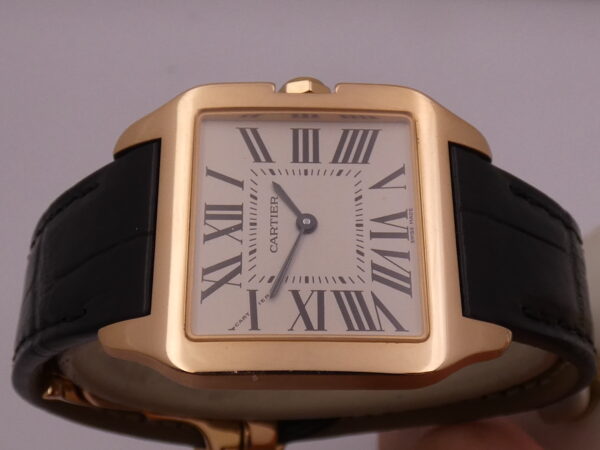Cartier Santos Dumont Oro Rosa18Kt W2009251 BOX&PAPERS Anno 2023 TOP CONDITION Never Polished