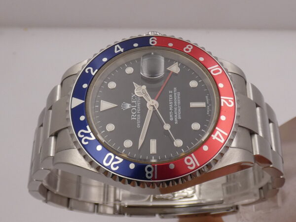 Rolex GMT-Master II 16710T Pepsi SEL Anno 2004 NO FORI BOX&PAPERS Italia Mai Lucidato Automatico Acciaio