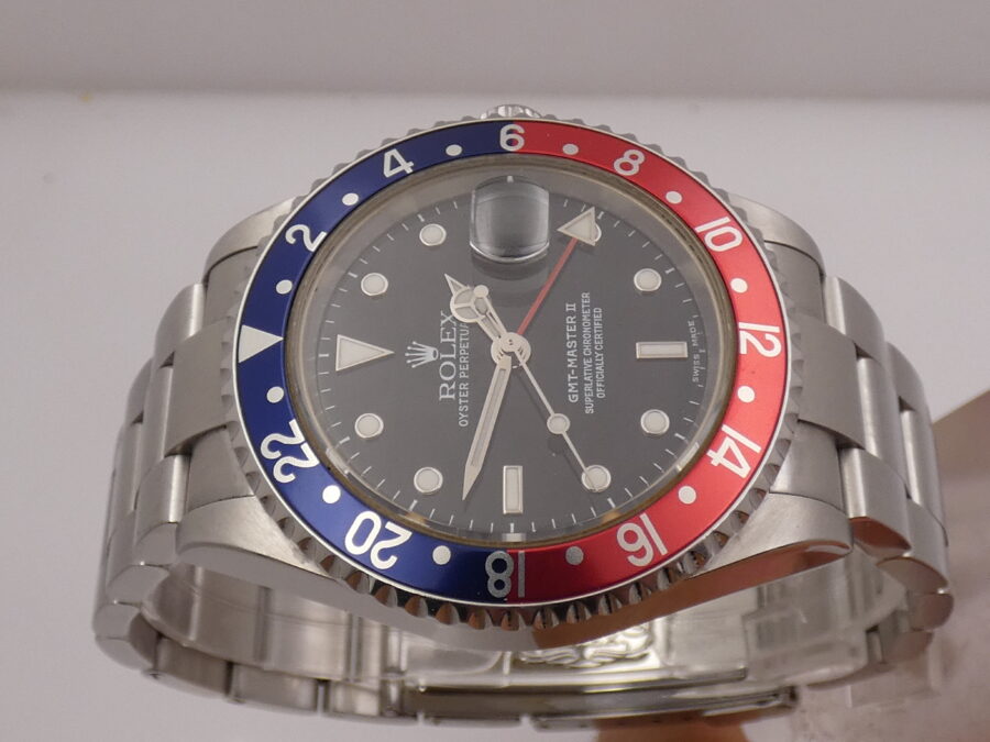 Rolex GMT-Master II 16710T Pepsi SEL Anno 2004 NO FORI BOX&PAPERS Italia Mai Lucidato Automatico Acciaio