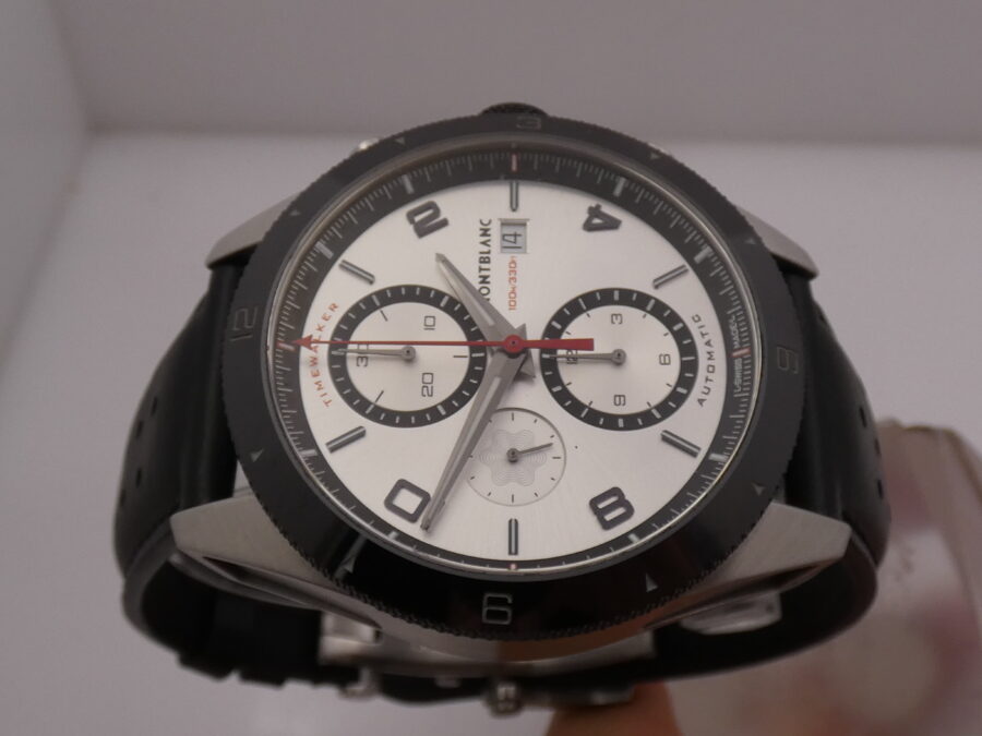 Cronografo Montblanc Timewalker 116100 43mm Lunetta Ceramica Automatico Acciaio