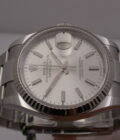 Rolex Datejust 36 126234 NEW BOX&PAPERS Anno 2020 Lunetta Oro Bianco 18Kt MAI INDOSSATO Automatico