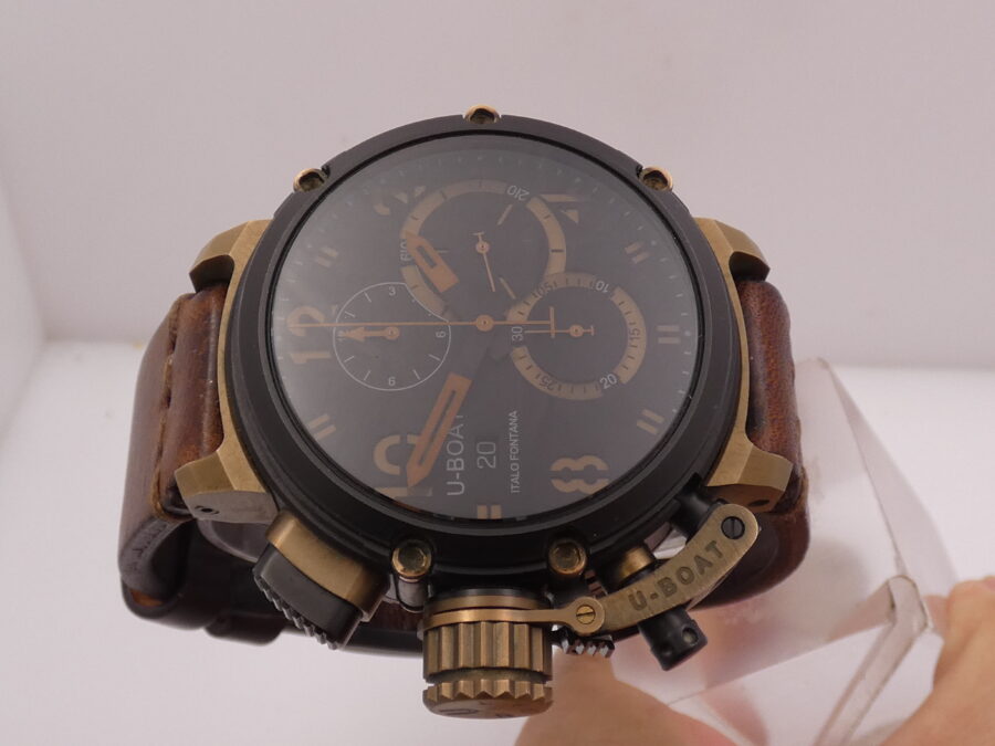 Cronografo U-Boat Chimera Italo Fontana 7475 46mm Bronzo & PVD Nero Limited Edition 300pz