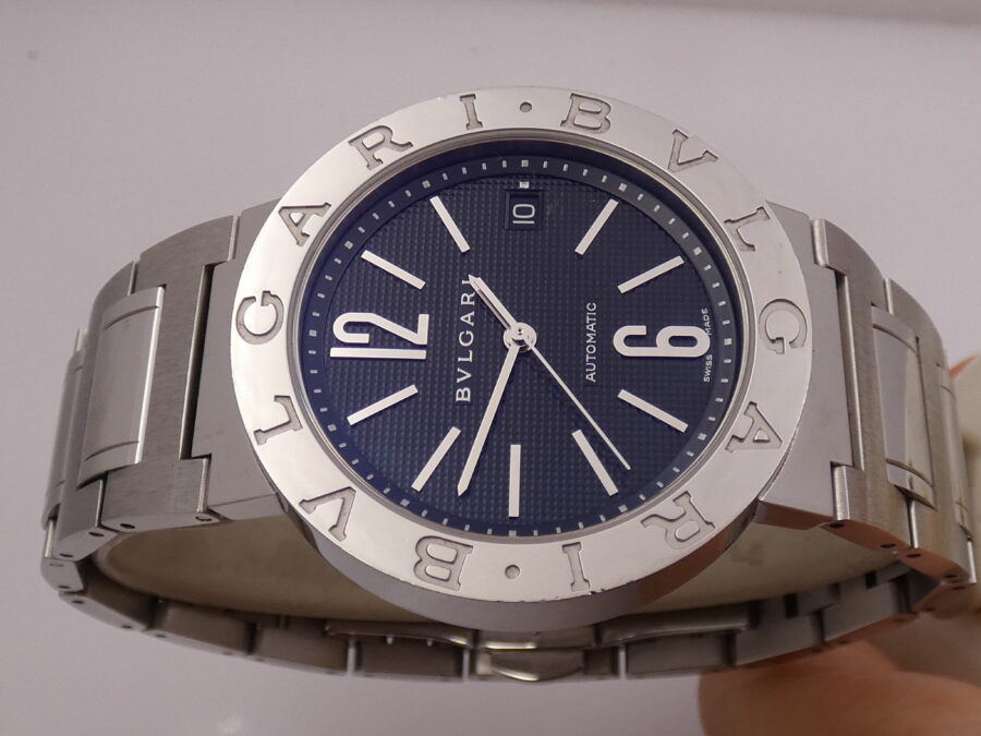 Bulgari Bulgari BB 38 SS Honeycomb Dial Automatic TOP CONDITION Acciaio Braccialato ANNI '2000s