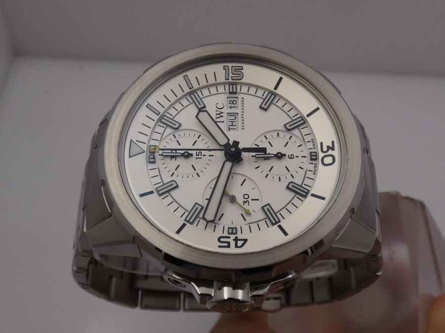 Cronografo IWC Aquatimer Day-Date 45mm IW3768 With PAPERS Anno 2017 Automatico Acciaio