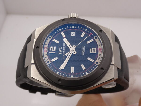 IWC Ingenieur Automatic IW3234 With PAPERS Lunetta Nera In Ceramica Acciaio