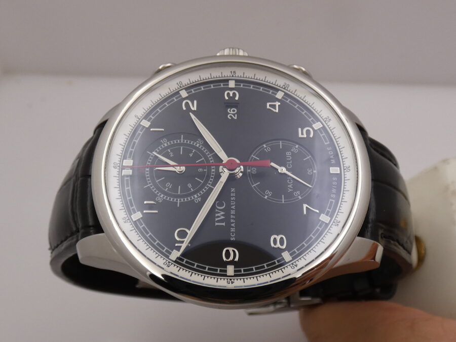 Cronografo IWC Portuguese Yacht Club LIKE NEW WITH PAPERS ANNO 2014 Automatico Acciaio IW3902