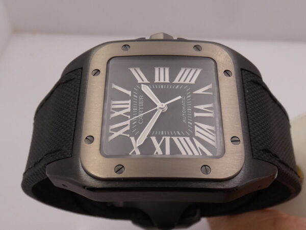 Cartier Santos 100 XL 2656 - W2020010 38mm Steel & Titanium TOP CONDITION Automatic Like New