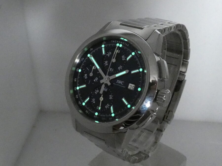 Cronografo IWC Ingenieur IW380802 With PAPERS Anno 2019 Blue Dial Automatic TOP CONDITION Acciaio - immagine 11