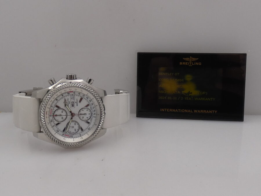 Cronografo Breitling Bentley GT Day-Date A13362 WITH PAPERS Anno 2014 TOP CONDITION Special Edition - immagine 11