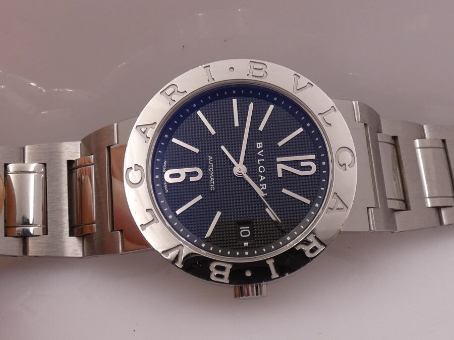 Bulgari Bulgari BB 38 SS Honeycomb Dial Automatic TOP CONDITION Acciaio Braccialato ANNI '2000s - immagine 11