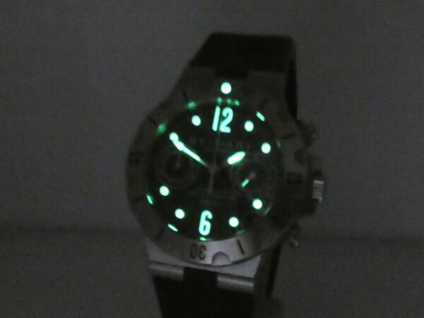 Cronografo Bulgari Scuba Diagono SCB 38 S Automatic Chronometer Acciaio ANNI '2000