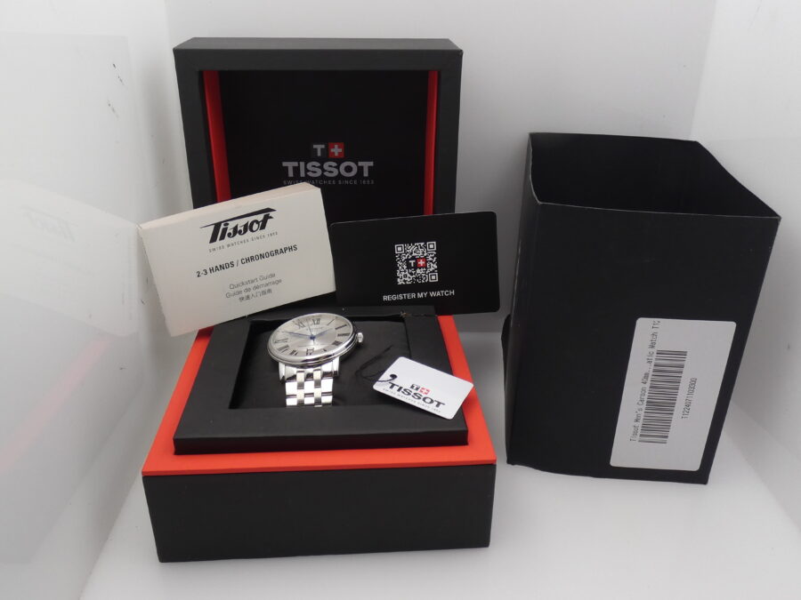 Tissot Carson Premium Powermatic 80 LIKE NEW BOX&PAPERS Braccialato Acciaio Ref. T122407 - immagine 12