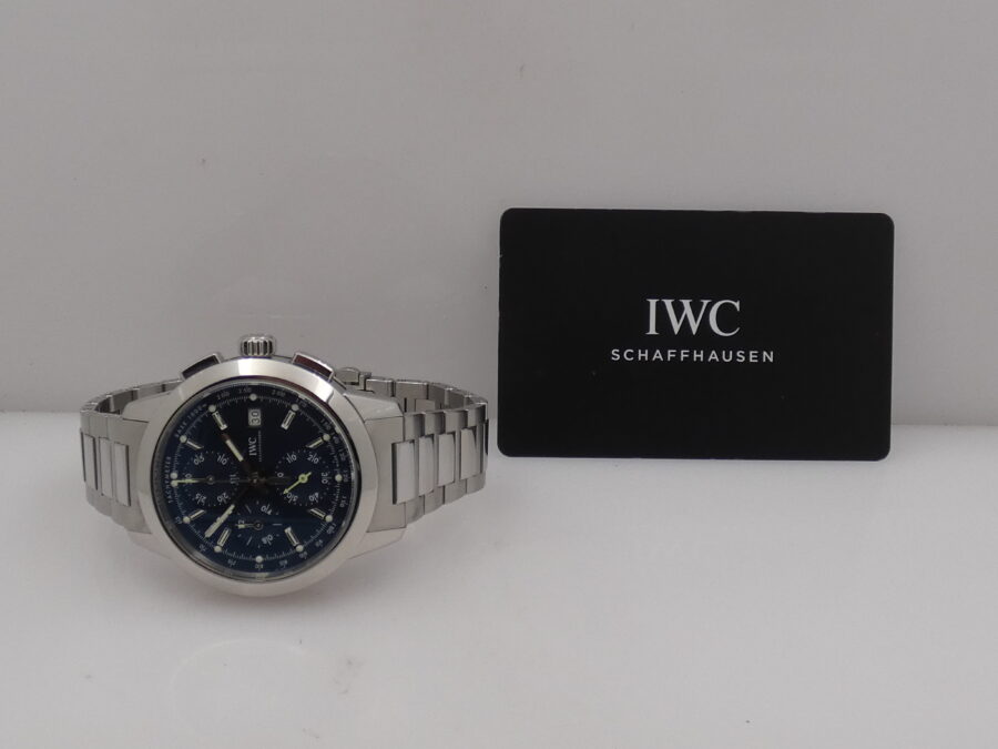 Cronografo IWC Ingenieur IW380802 With PAPERS Anno 2019 Blue Dial Automatic TOP CONDITION Acciaio - immagine 12