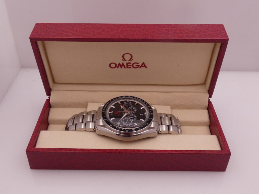 Cronografo Omega Speedmaster Broad Arrow Co-Axial Olympic Collection ANNO 2008 Top Condition Automatico Braccialato Acciaio - immagine 13