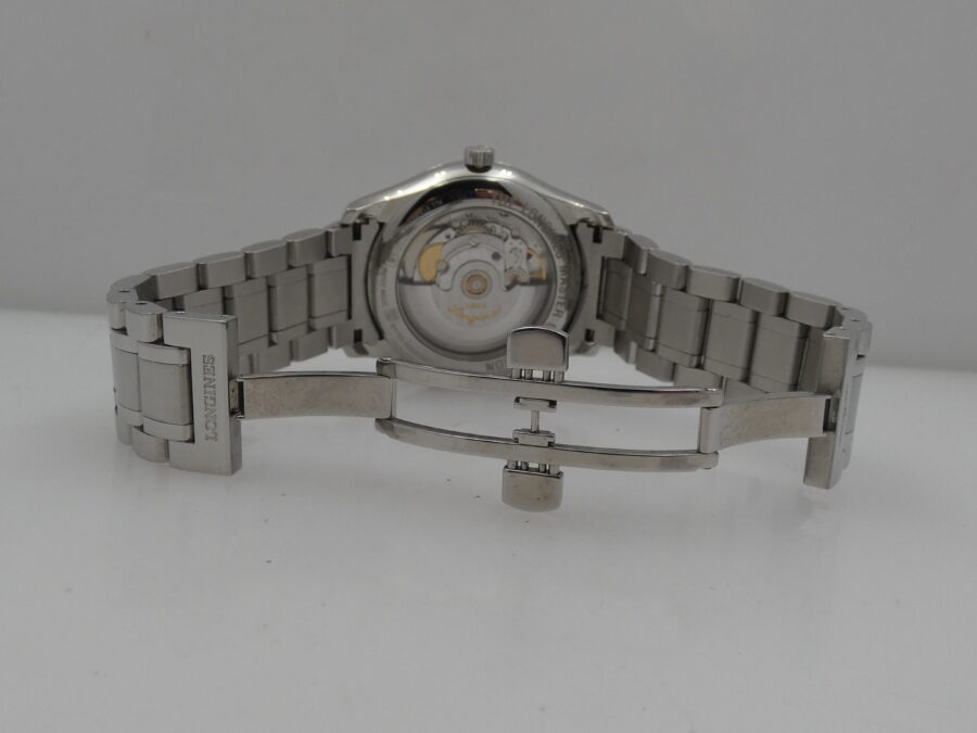 Longines Master Collection DayDate 38,5mm Honeycomb Dial Automatico L2.755.4 Braccialato Acciaio - immagine 12
