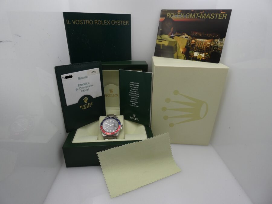 Rolex GMT-Master II 16710T Pepsi SEL Anno 2004 NO FORI BOX&PAPERS Italia Mai Lucidato Automatico Acciaio - immagine 12