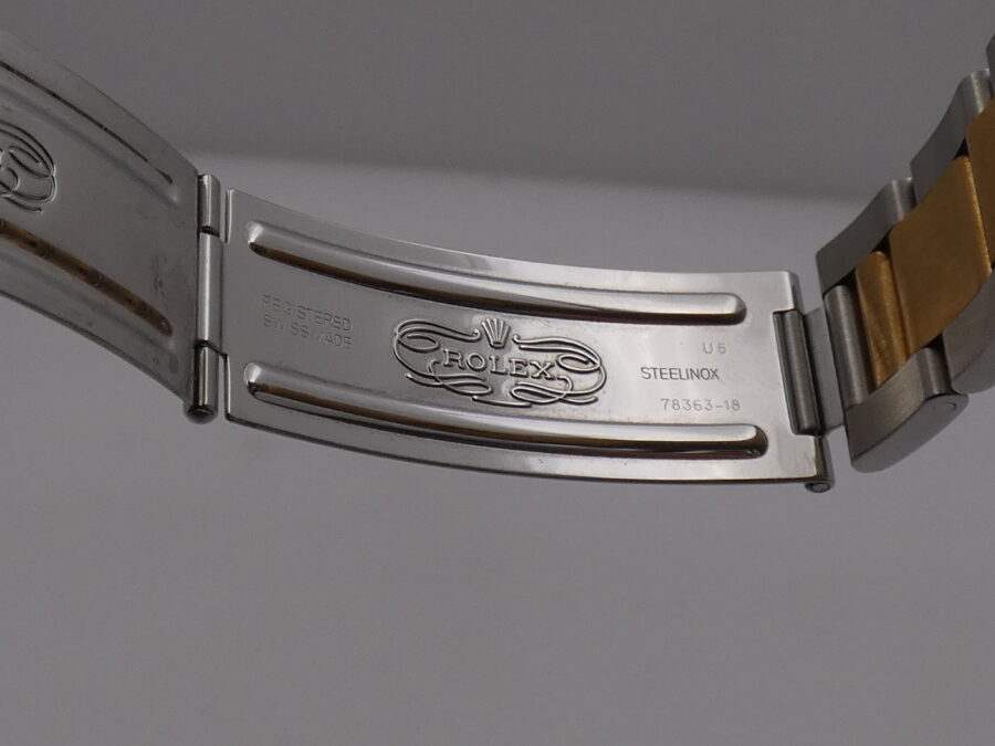 Rolex Datejust 16203 N.O.S. BOX&PAPERS Italia NO HOLES Acciaio & Oro 18Kt Anno 1999 MAI INDOSSATO Automatico - immagine 12