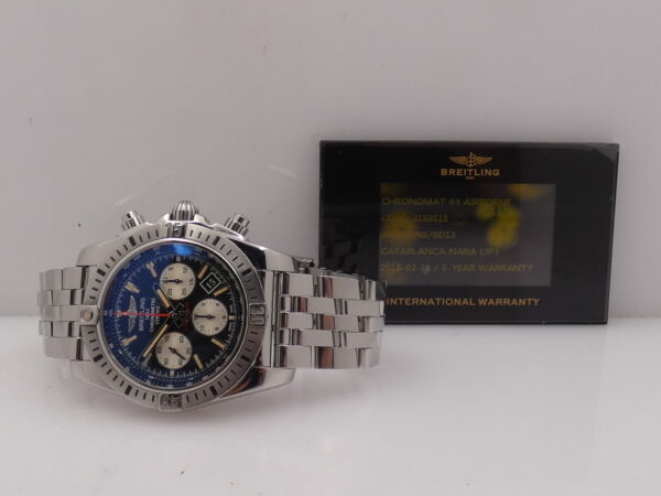 Breitling Chronomat Chronograph 44 Airborne AB0115 With PAPERS Automatic Top Condition YEAR 2015 With Bracelet Edition Speciale 30° Anniversaire Chronometre Certifie