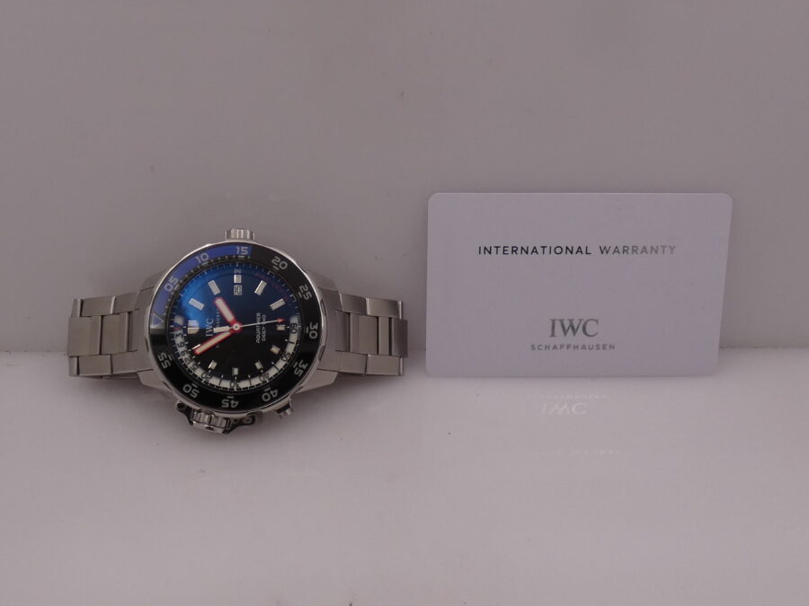 IWC Aquatimer Deep Two 46mm IW3547 WITH PAPERS TOP CONDITION Automatico Acciaio Braccialato - immagine 12
