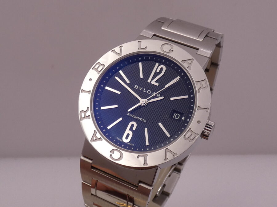 Bulgari Bulgari BB 38 SS Honeycomb Dial Automatic TOP CONDITION Acciaio Braccialato ANNI '2000s - immagine 12