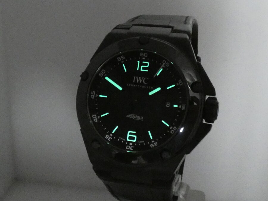 IWC Ingenieur AMG Black Series Ceramic IW3225 46mm WITH PAPERS Anno 2017 Automatic Date - immagine 12