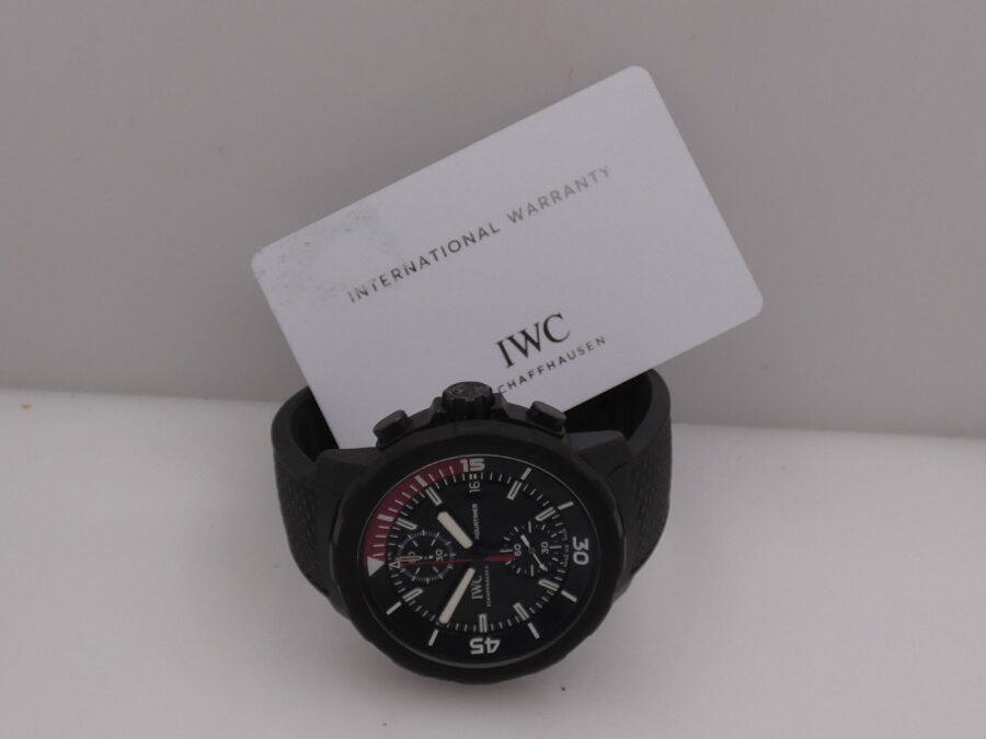 Cronografo IWC Aquatimer Galapagos Islands 45mm WITH PAPERS Anno 2017 Automatico Edition La Cumbre Vulcano IW379505 - immagine 12