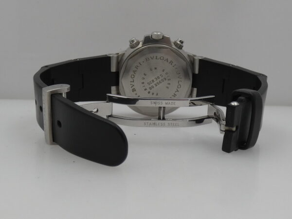 Cronografo Bulgari Scuba Diagono SCB 38 S Automatic Chronometer Acciaio ANNI '2000