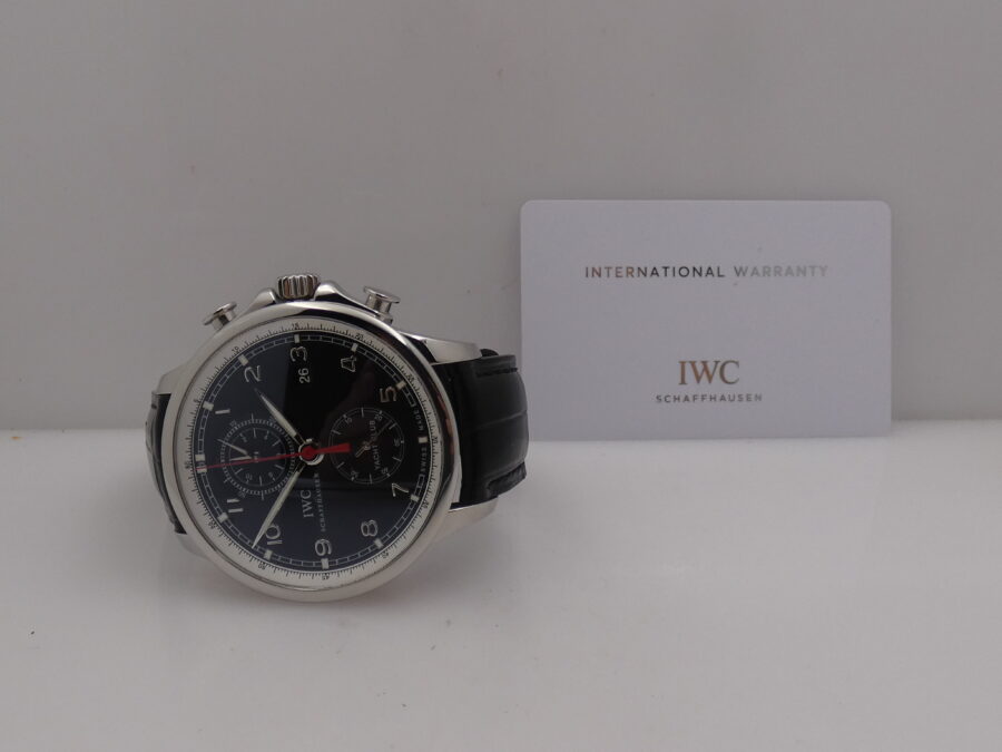 Cronografo IWC Portuguese Yacht Club LIKE NEW WITH PAPERS ANNO 2014 Automatico Acciaio IW3902 - immagine 12