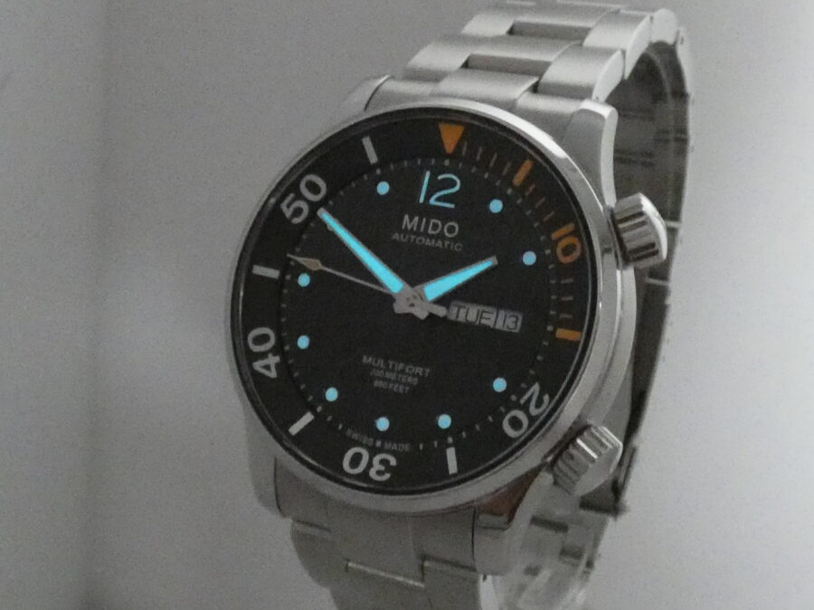Mido Multifort Day Date Automatic LIKE NEW BOX&PAPERS ANNO 2024 Dual Crown Steel Ref. M005930A - immagine 12