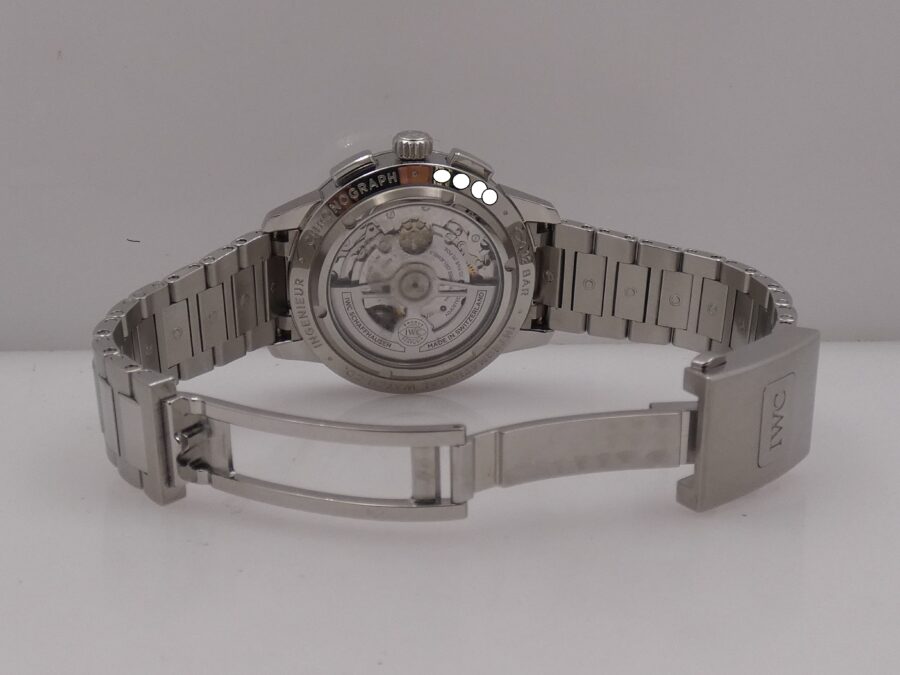 Cronografo IWC Ingenieur IW380802 With PAPERS Anno 2019 Blue Dial Automatic TOP CONDITION Acciaio - immagine 13