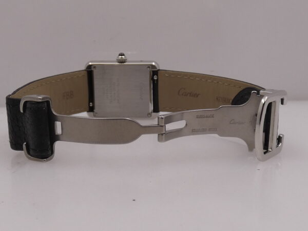 Cartier Tank Solo Steel 3170 LIKE NEW With PAPERS Anno 2021 For Ladies