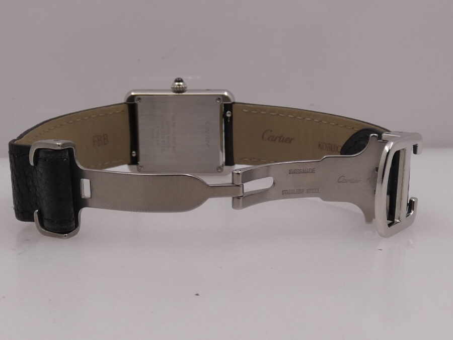 Cartier Tank Solo Steel 3170 LIKE NEW With PAPERS Anno 2021 For Ladies - immagine 13