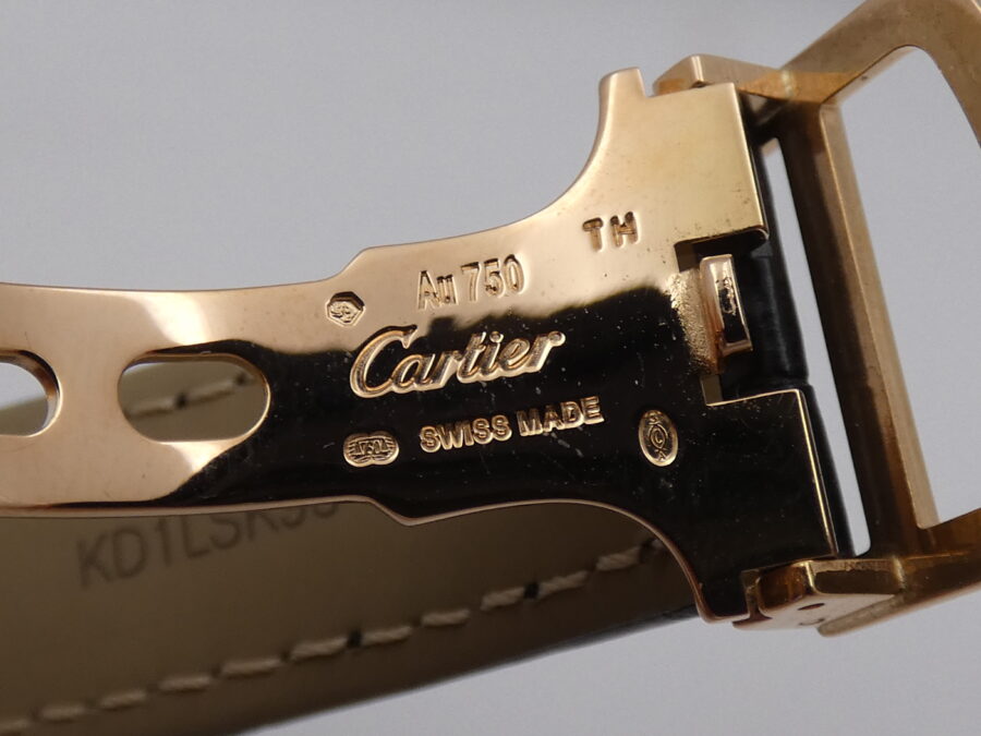 Cartier Santos Dumont Oro Rosa18Kt W2009251 BOX&PAPERS Anno 2023 TOP CONDITION Never Polished - immagine 13