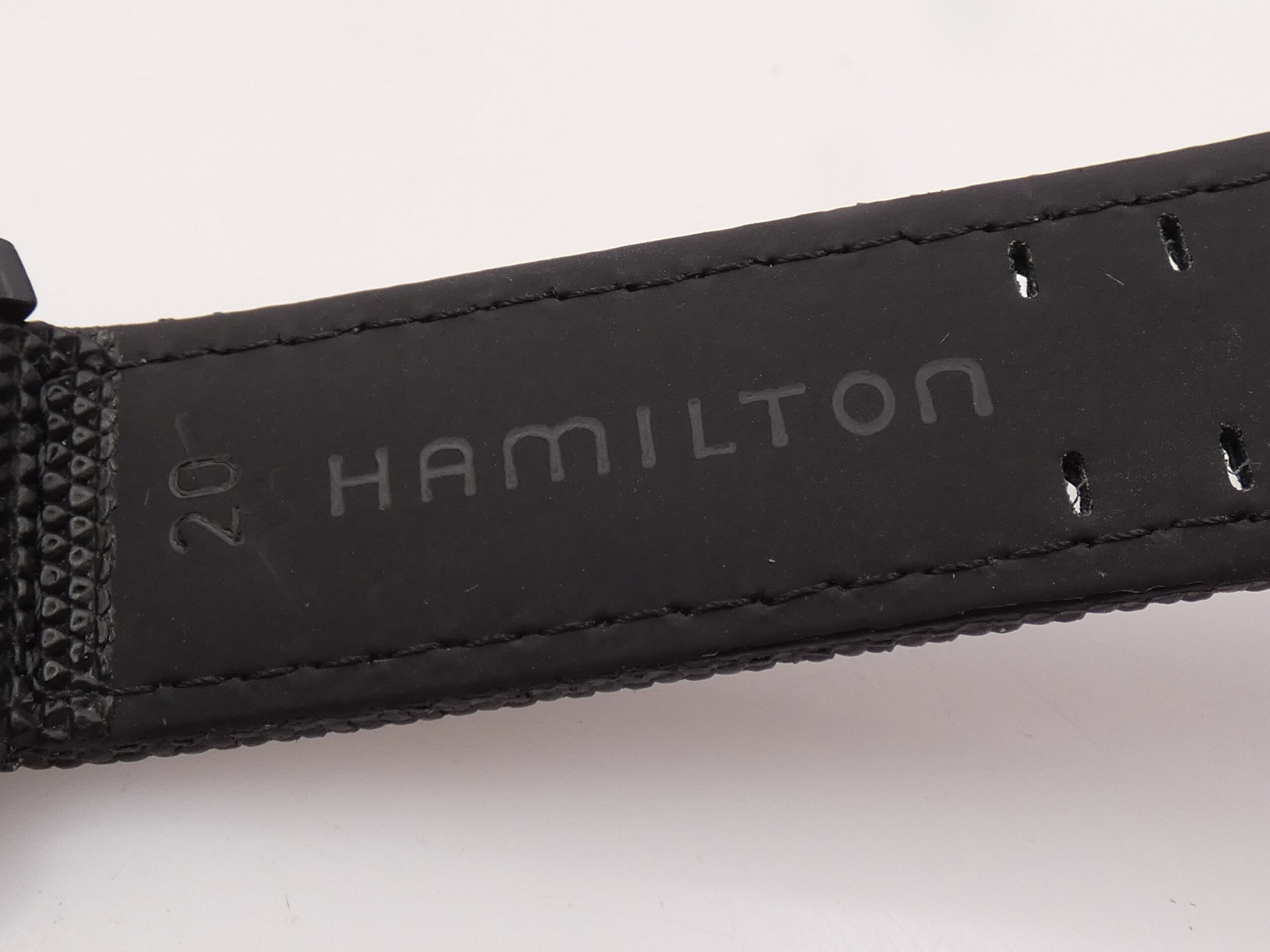 Hamilton Khaki Field Titanio H705757 NEW BOX&PAPERS Automatico MAI INDOSSATO Black PVD - immagine 13