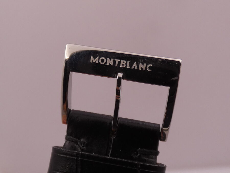 Montblanc Tradition 40mm 127775 NEW BOX&PAPERS STICKERS Mai Indossato Anno 2025 Acciaio - immagine 13