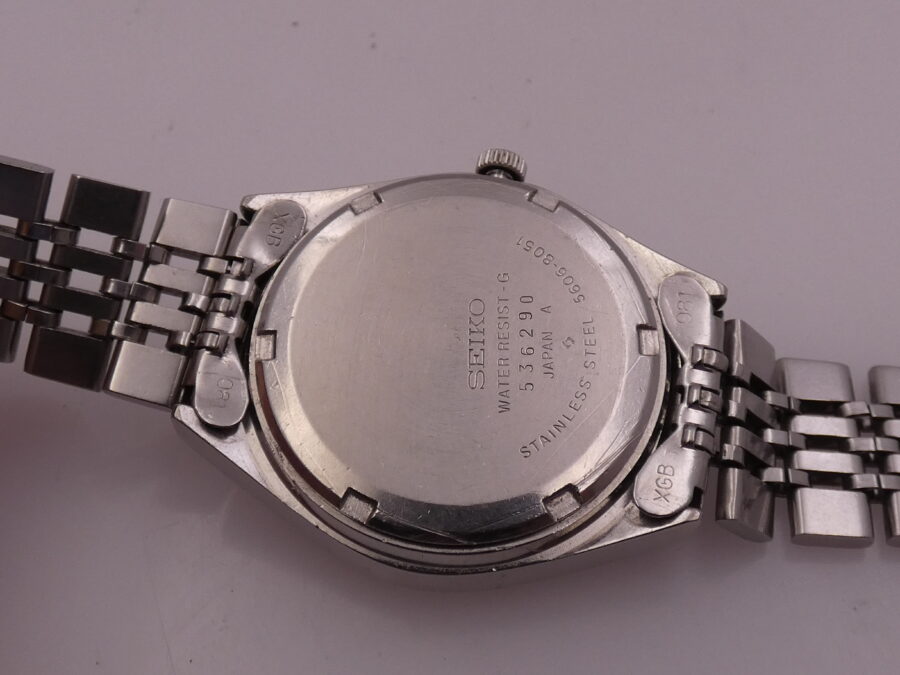 Seiko Lord Matic Day-Date Automatico Anni 70 Acciaio Braccialato Ref. 5606-8051 - immagine 15