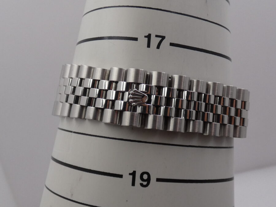 Rolex Datejust 36 116234 Lunetta Oro Bianco 18Kt BOX&PAPERS Anno 2009 Mai Lucidato TOP CONDITION Automatico Acciaio Bracciale Jubilee - immagine 14