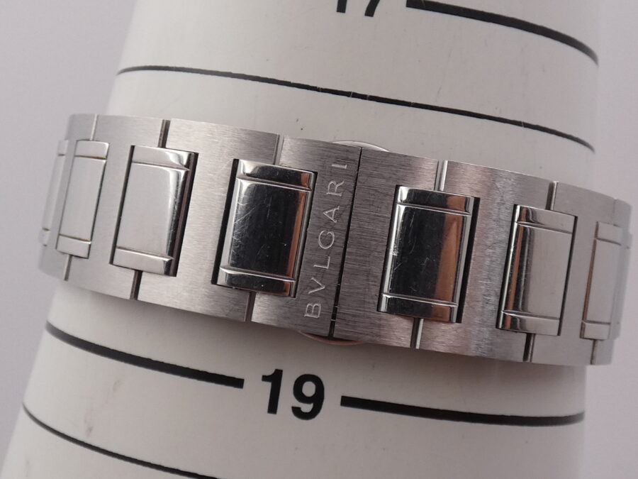 Bulgari Bulgari BB 38 SS Honeycomb Dial Automatic TOP CONDITION Acciaio Braccialato ANNI '2000s - immagine 14