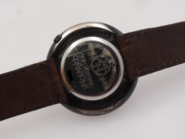 Alain Silberstein Creations Mono Hand Night & Day 24H Black Pvd ANNI '2000s Orologio