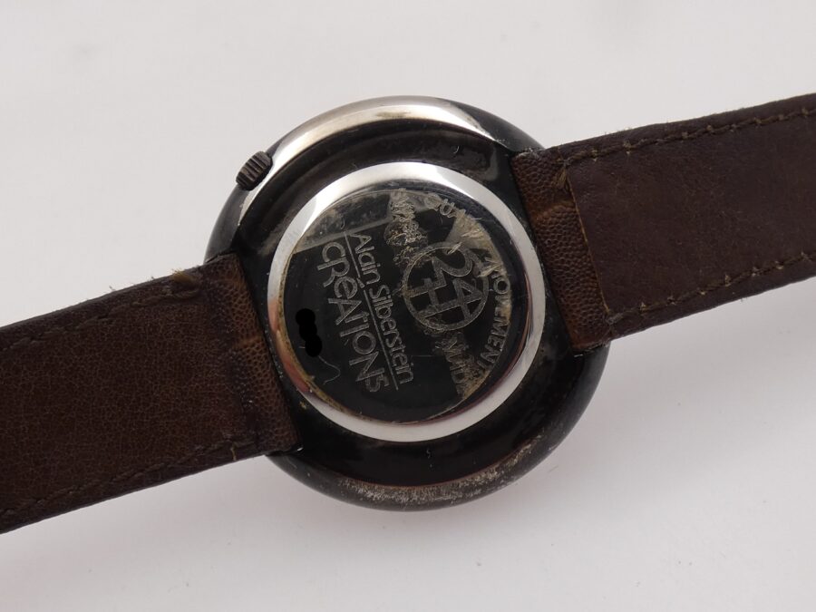 Alain Silberstein Creations Mono Hand Night & Day 24H Black Pvd ANNI '2000s Orologio - immagine 14