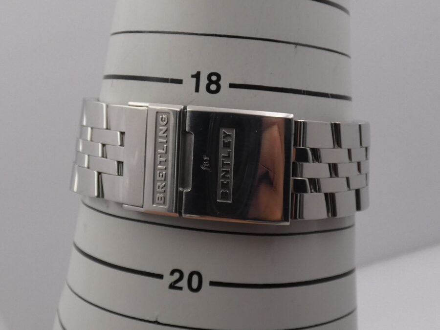 Cronografo Breitling Bentley Motors 48mm A25362 Edizione Speciale Automatico Chronometer Braccialato - immagine 15