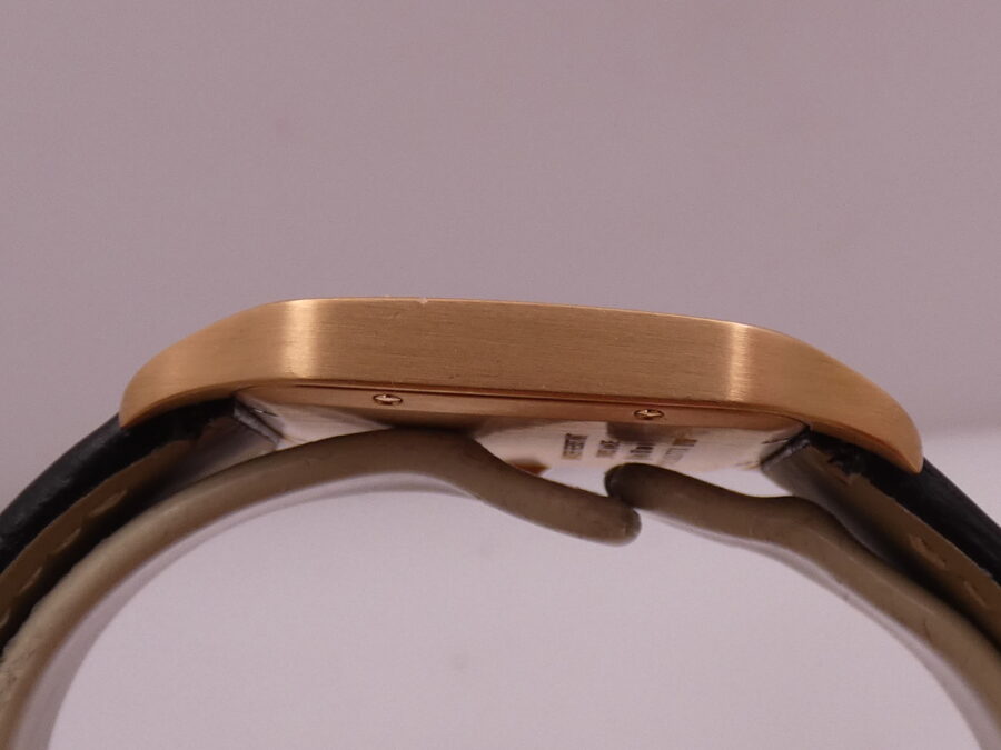 Cartier Santos Dumont Oro Rosa18Kt W2009251 BOX&PAPERS Anno 2023 TOP CONDITION Never Polished - immagine 15
