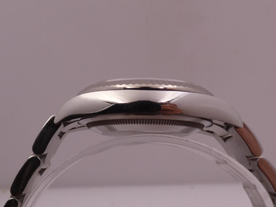 Rolex Datejust 36 126234 NEW BOX&PAPERS Anno 2020 Lunetta Oro Bianco 18Kt MAI INDOSSATO Automatico - immagine 15