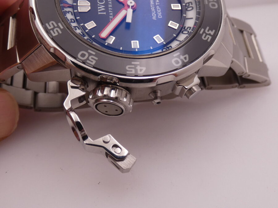 IWC Aquatimer Deep Two 46mm IW3547 WITH PAPERS TOP CONDITION Automatico Acciaio Braccialato - immagine 15