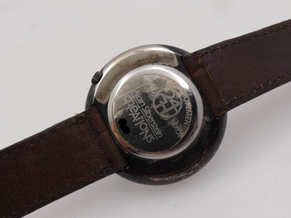 Alain Silberstein Creations Mono Hand Night & Day 24H Black Pvd ANNI '2000s Orologio