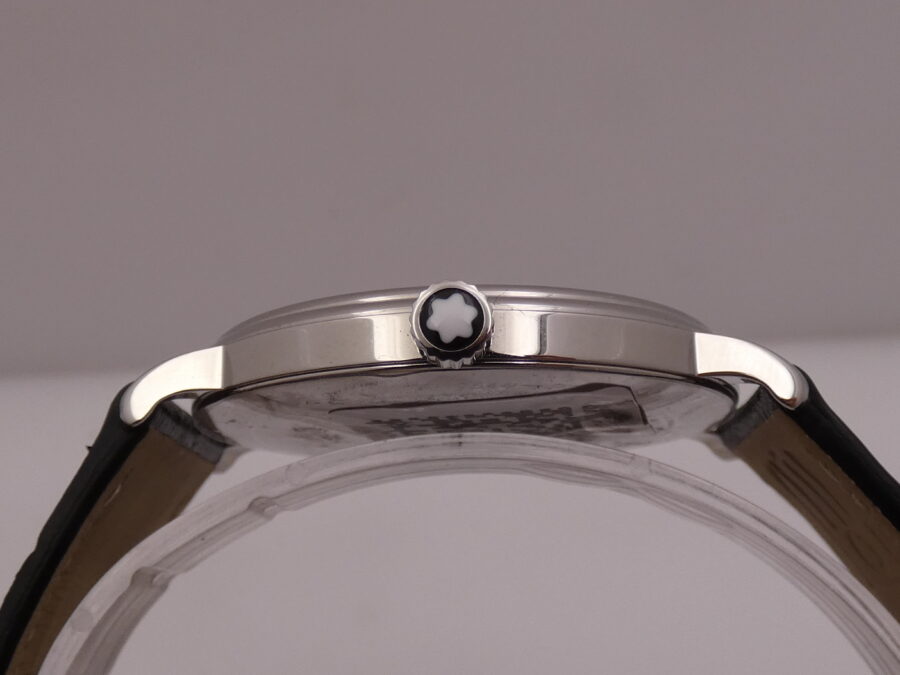 Montblanc Tradition 40mm 127775 NEW BOX&PAPERS STICKERS Mai Indossato Anno 2025 Acciaio - immagine 15