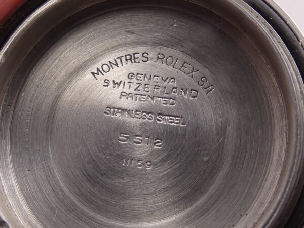 Rolex Submariner No Date 5512 GILT DIAL Anno 1961 MINUTERIA CHIUSA Automatico Acciaio