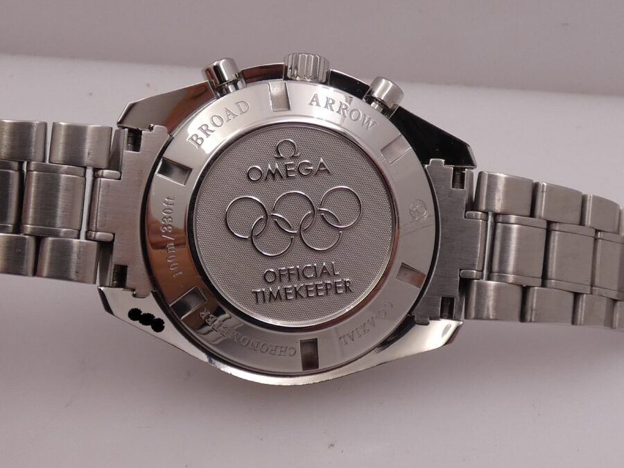 Cronografo Omega Speedmaster Broad Arrow Co-Axial Olympic Collection ANNO 2008 Top Condition Automatico Braccialato Acciaio - immagine 17