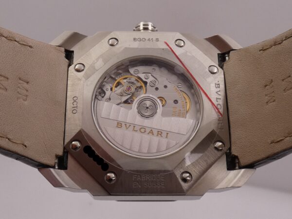 Bulgari Octo BGO 41 S Automatic 41mm Black Dial TOP CONDITION Acciaio